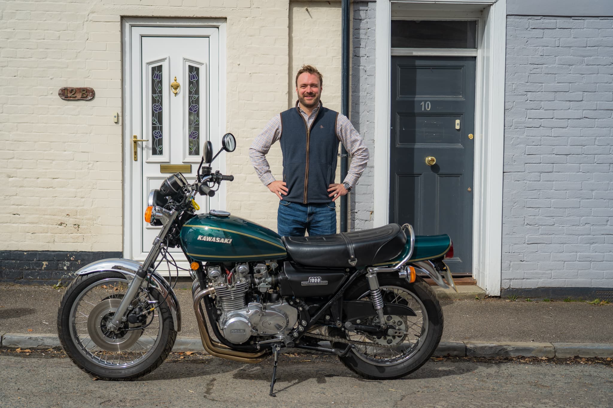 Winner Sean Ahearne of a 1978 Kawasaki KZ1000 - ALL sales revenue goes to supporting Ukraine Crisis! - 30th March