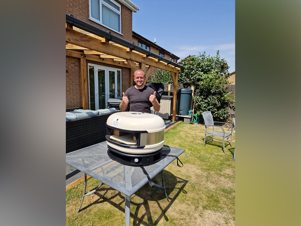 Winner Fraser Handsley of a Gozney Dome and Dome Stand - The professional grade outdoor oven  - 13th July