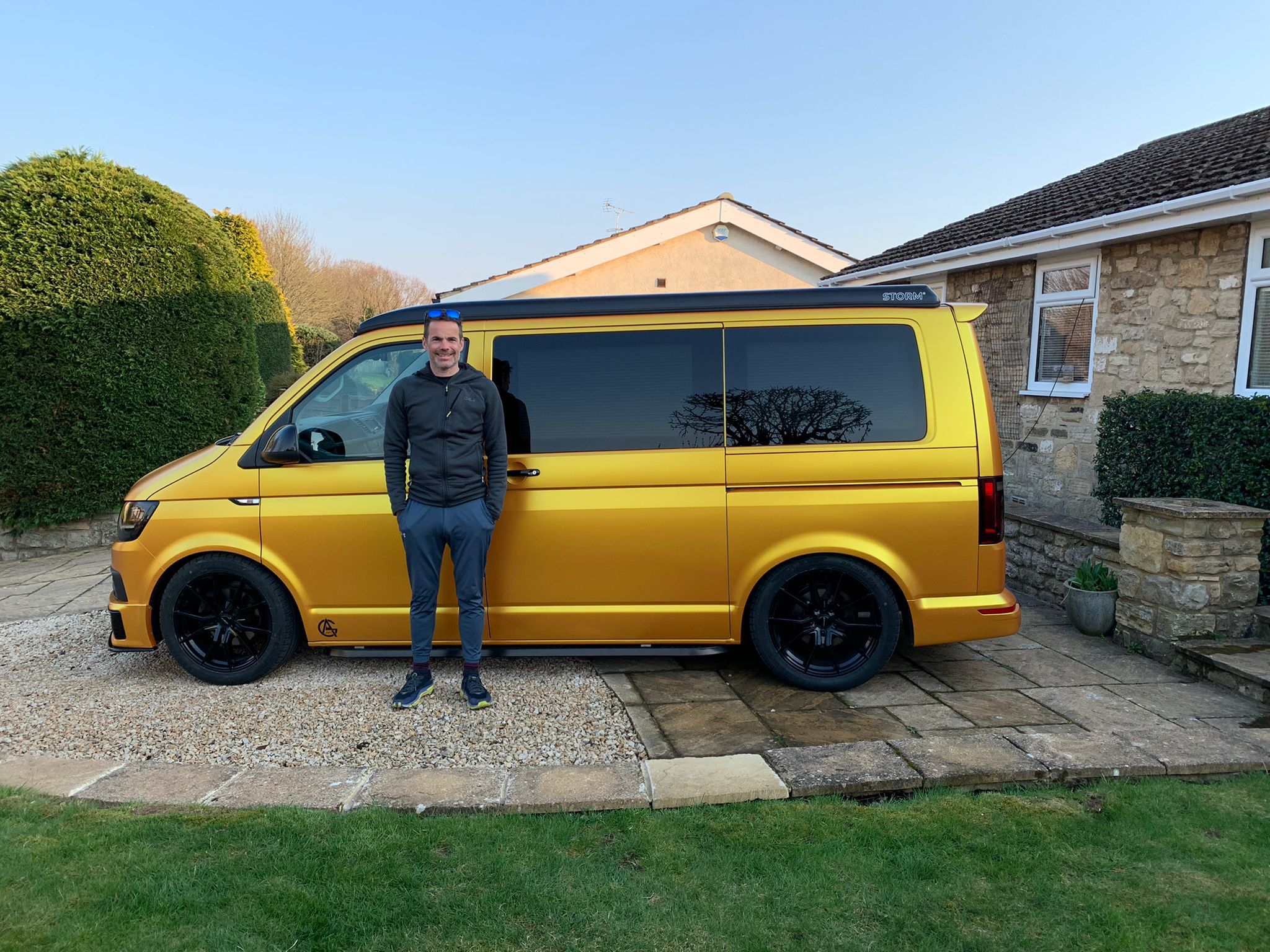 Winner Mr.Tristan Emptage of a 2019 VW T6 Highline - AG Leisure - Fully Off Grid - Satin Energetic Yellow - 9th March
