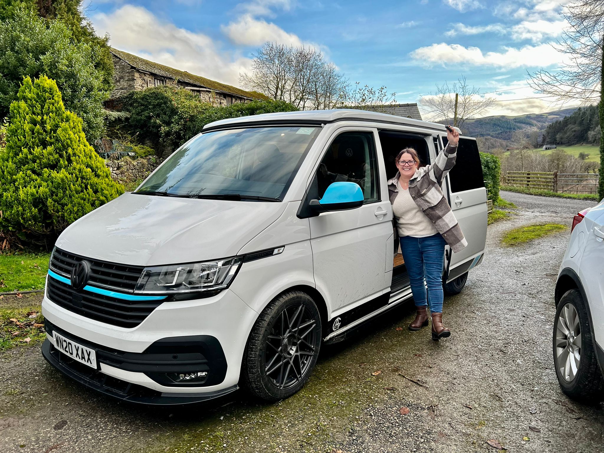 Winner Fiona Davies of a 2020 VW T6.1 Highline Candy White - Fully Off Grid - 8th Dec