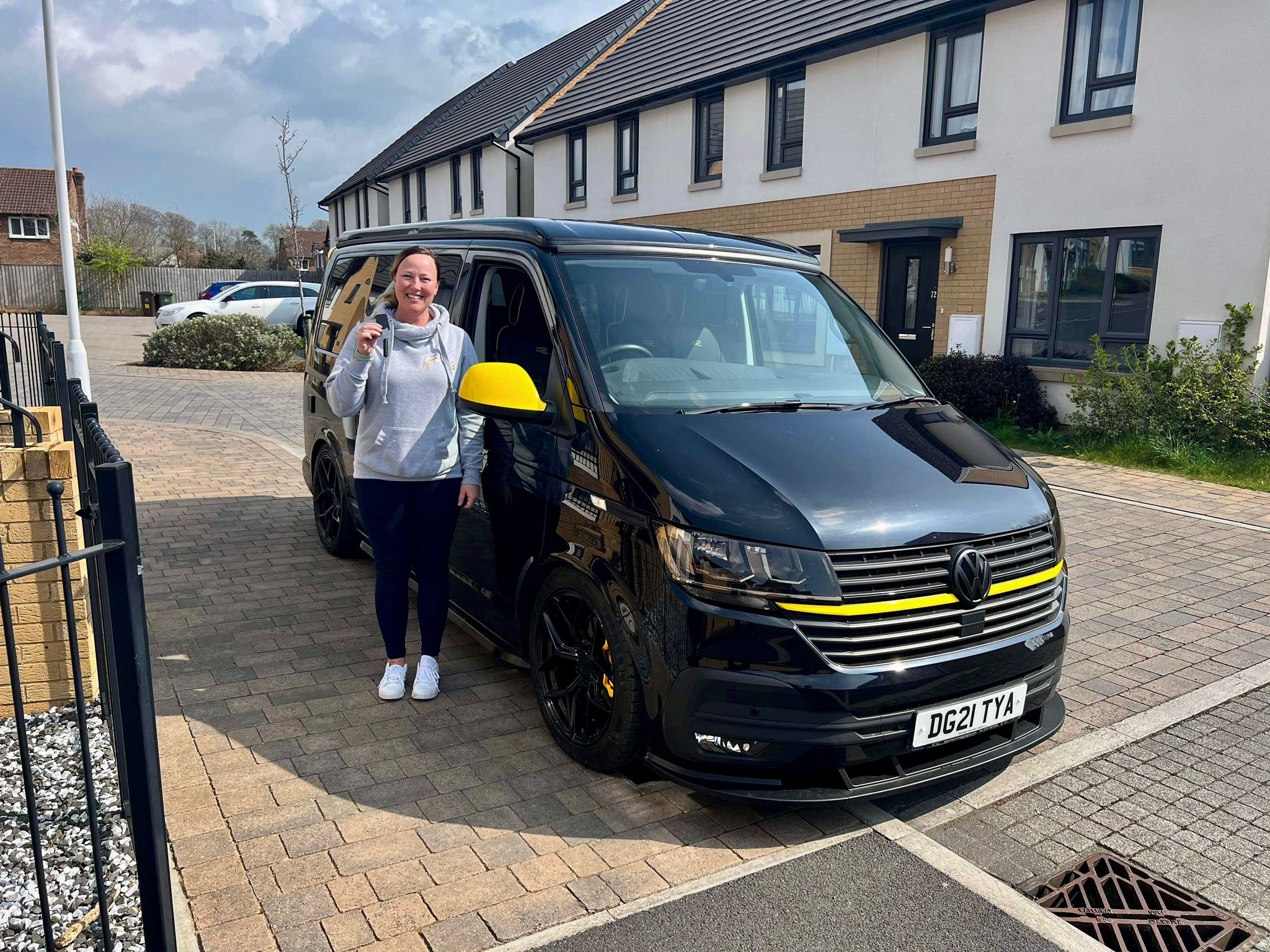 Winner Joanna Davis of a Walter the Wasp - VW T6.1 - 2021 - AG Leisure - Fully Off Grid - 23rd March