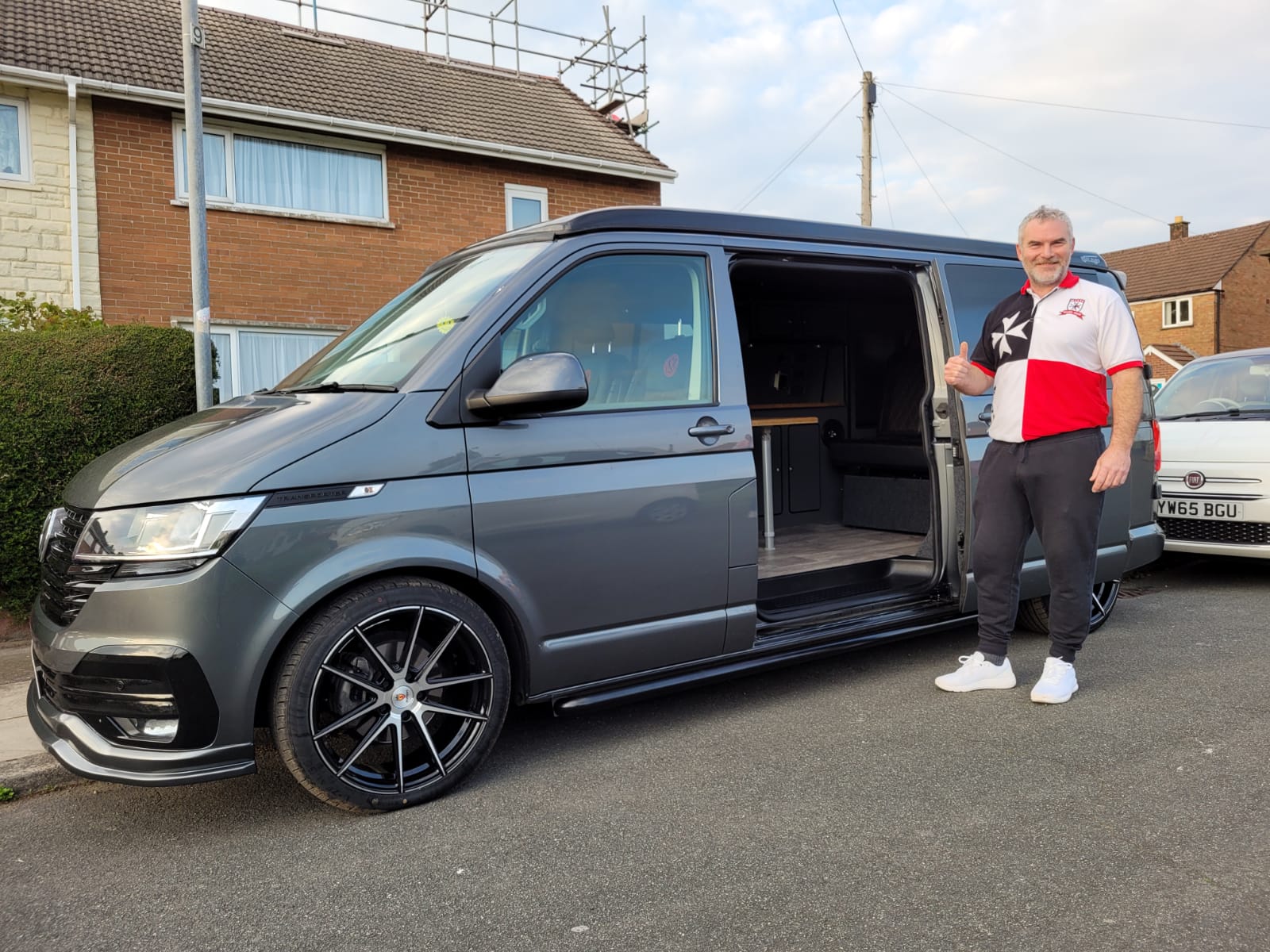 Winner Marcus Bruno of a AUTO 2020 (70) VW Transporter T6.1 Highline in Indium Grey - DSG - LWB  - 6th April