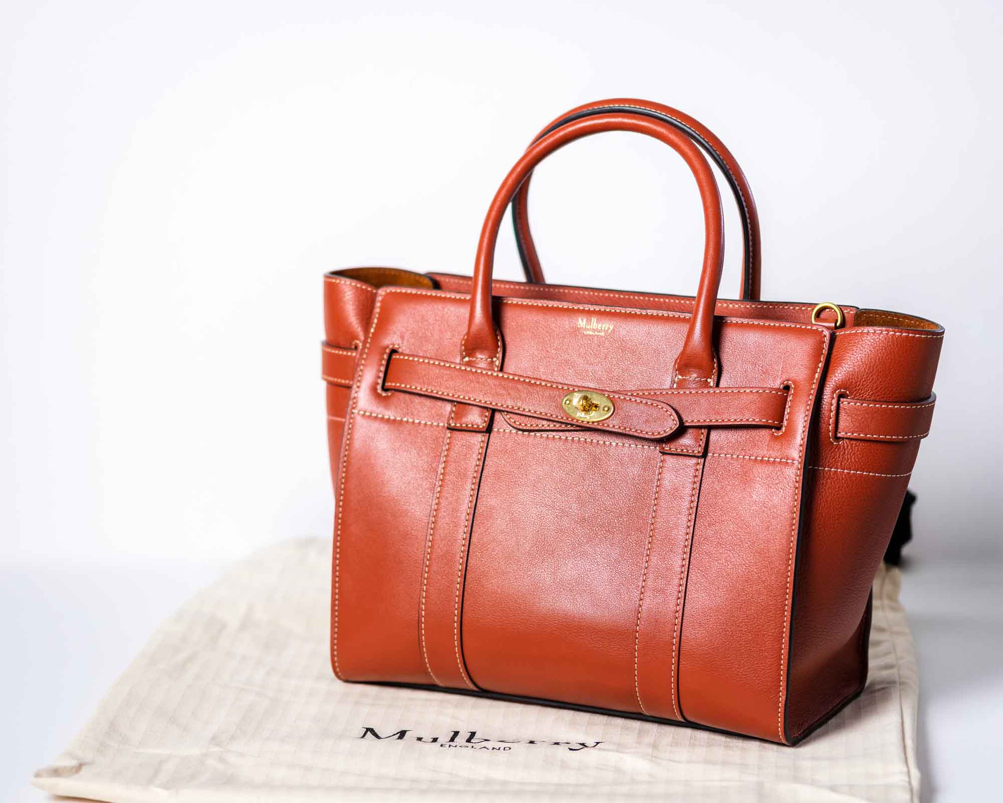 Mulberry Small Zipped Bayswater – Brand New – Rust Colour - 25th May