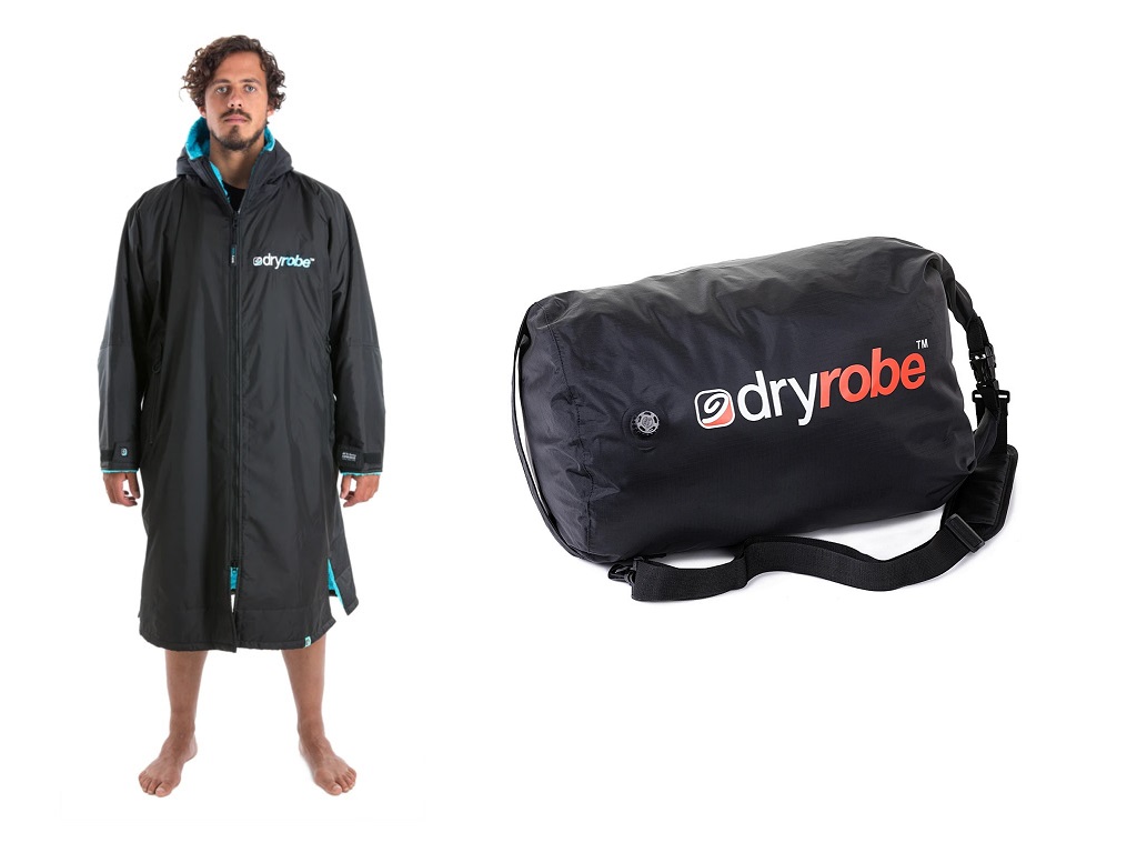 Double dryrobe Advance Long Sleeve and Bags - Blue - 2x Dryrobe longsleeves with 2x Bags - 18th May