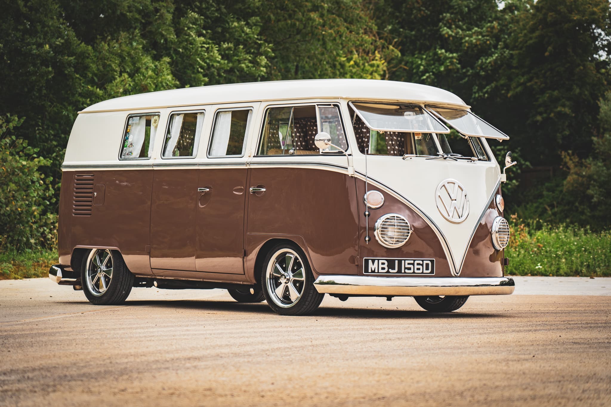 Coco the chocolate Dream Bus - 1966 VW Splitscreen - Nutria Brown and Pastel white - 1835cc - Twin carbs - 17th August