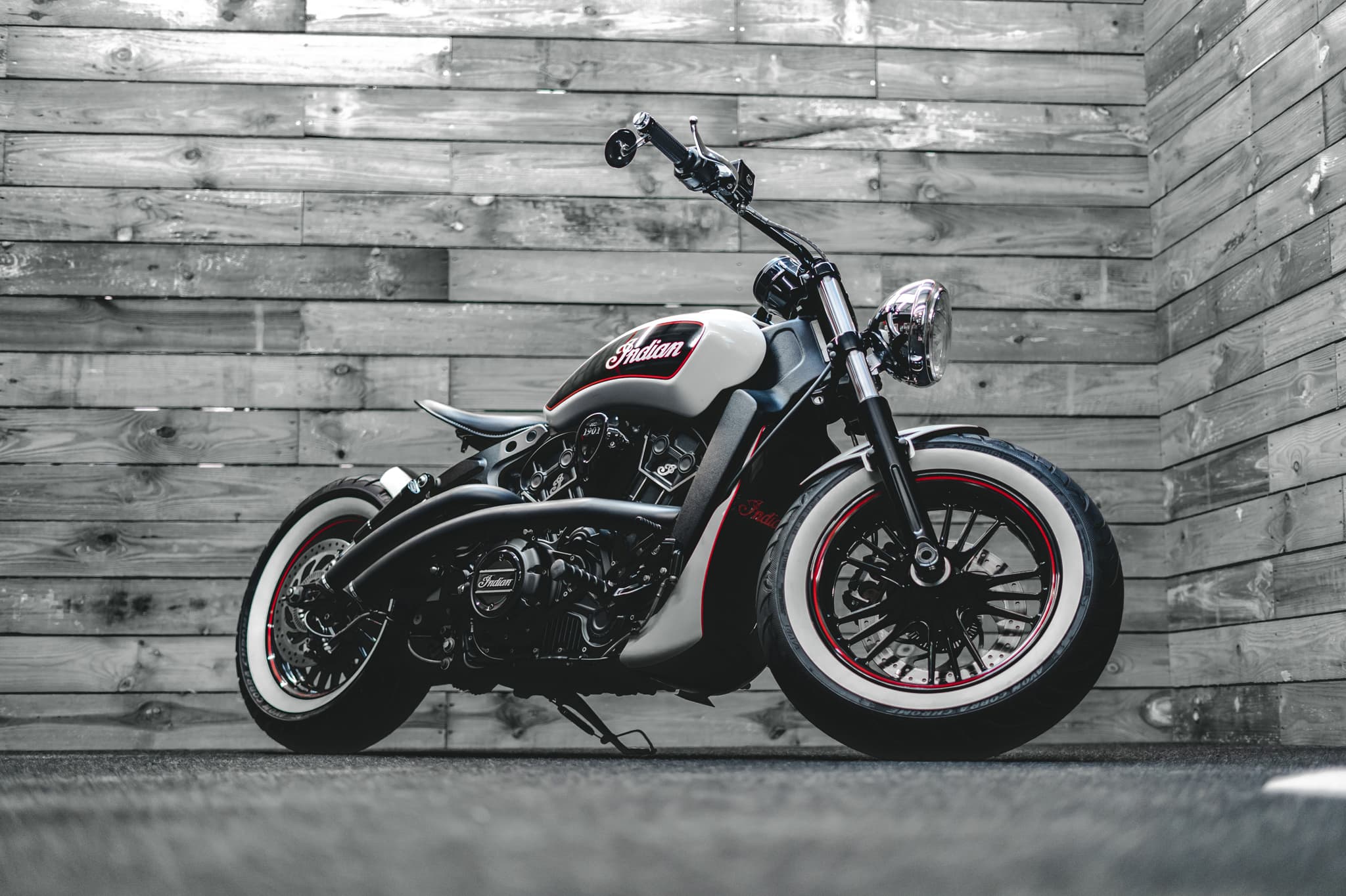 Custom Indian Scout sixty - Moore Speed Racing - 30th March