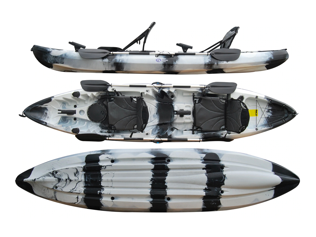 Sunfish Double Leisure Fishing Kayak with upgraded Fishing Chairs - 11th May
