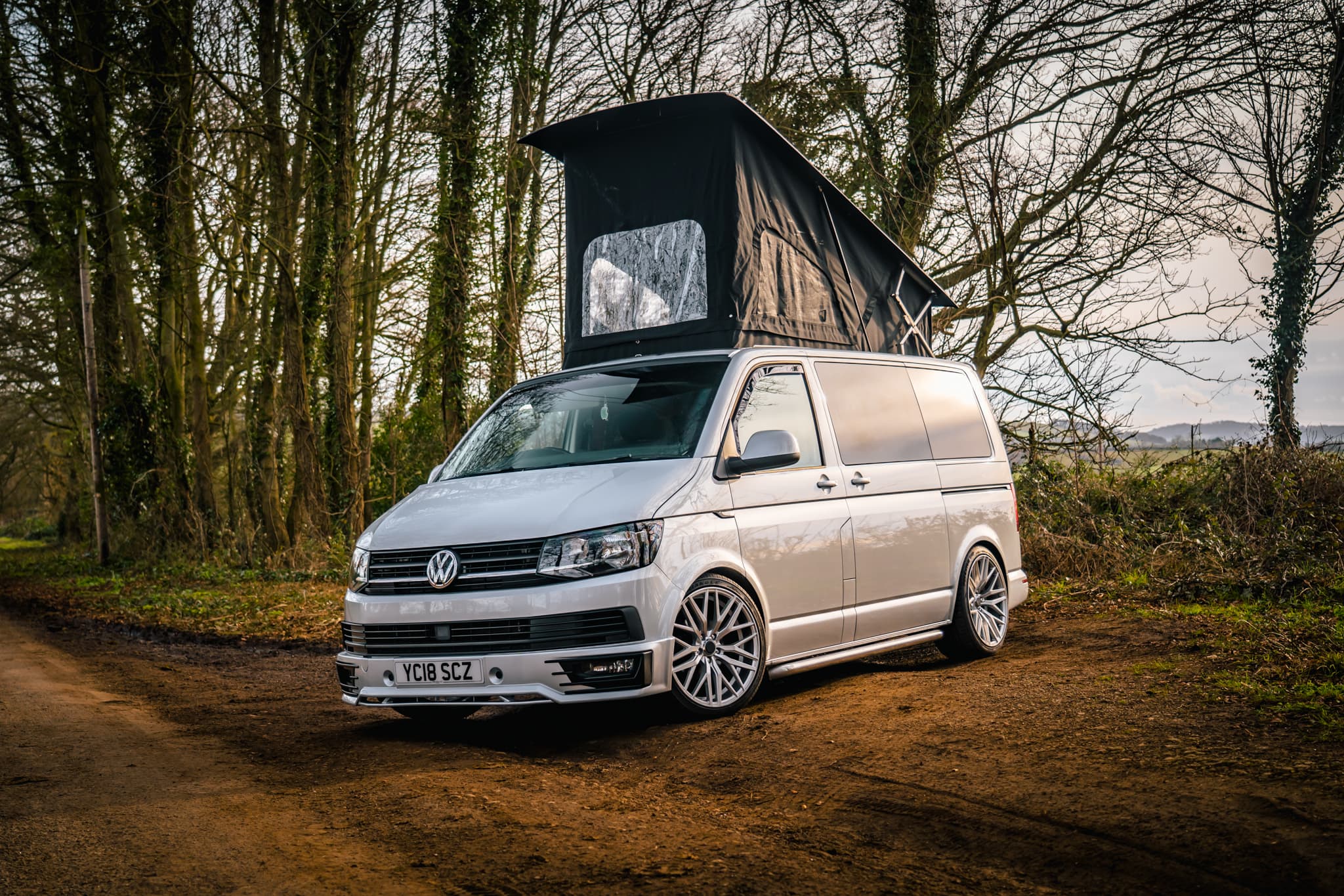 2018 Sleek Silver Special VW T6  - Highline - 6 Seater - Rib Bed - 2nd March