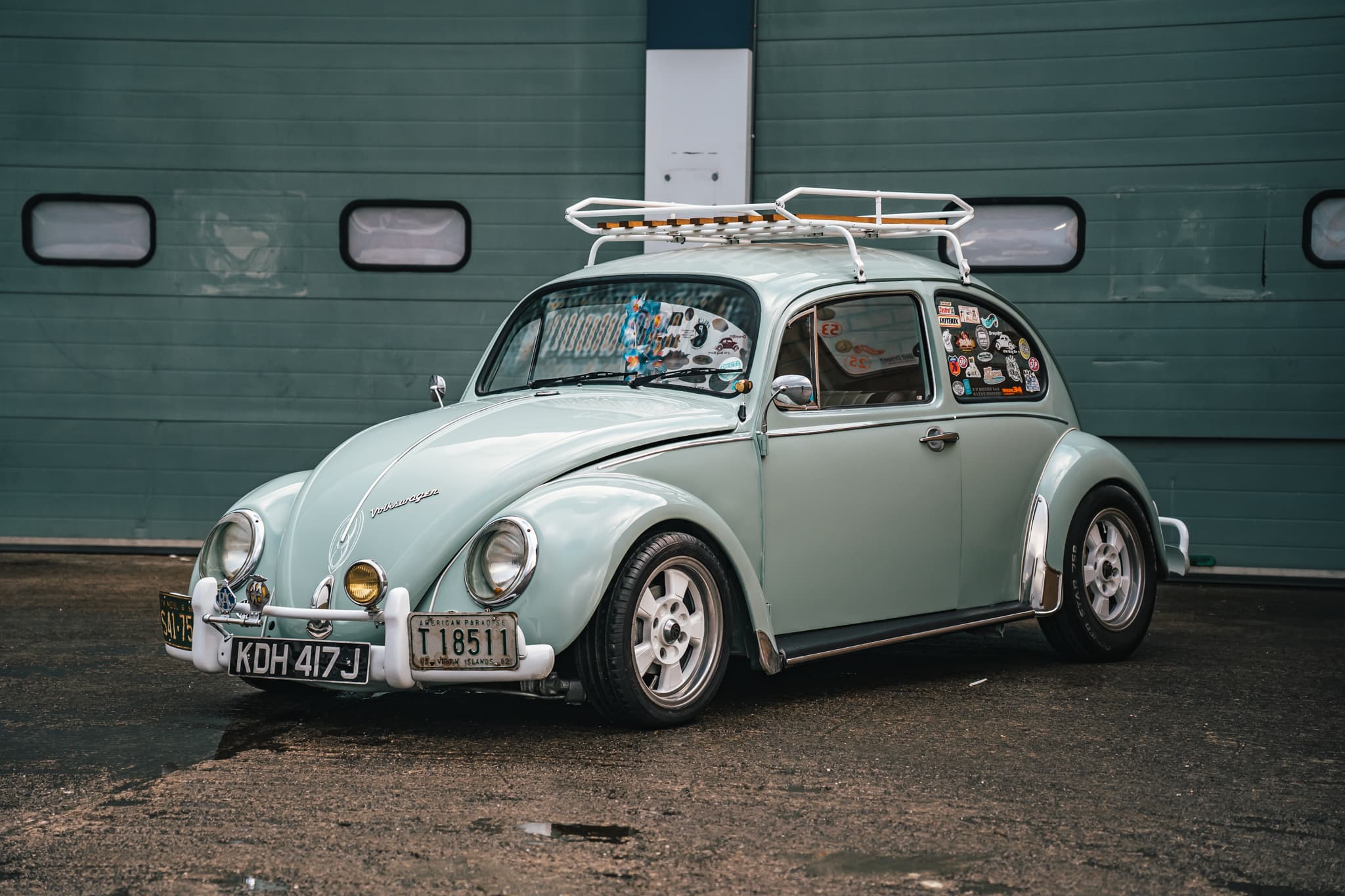 Awesome Cal look 1971 VW beetle - Roof rack - New Upholstery - 2nd March